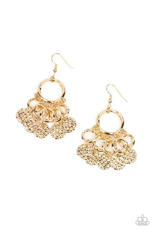 women’s antique earrings -Partners In CHIME Gold Earring