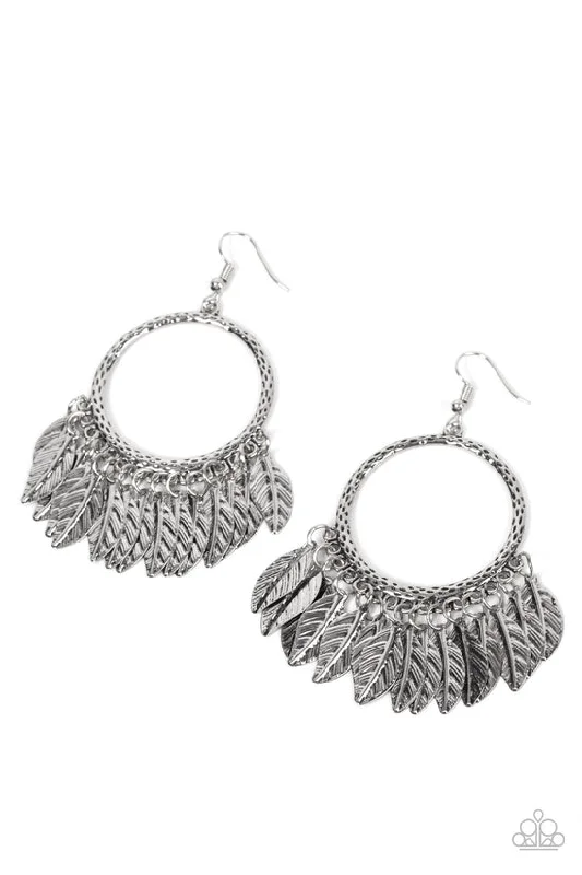 women’s birthstone earrings -FOWL Tempered Silver Earring