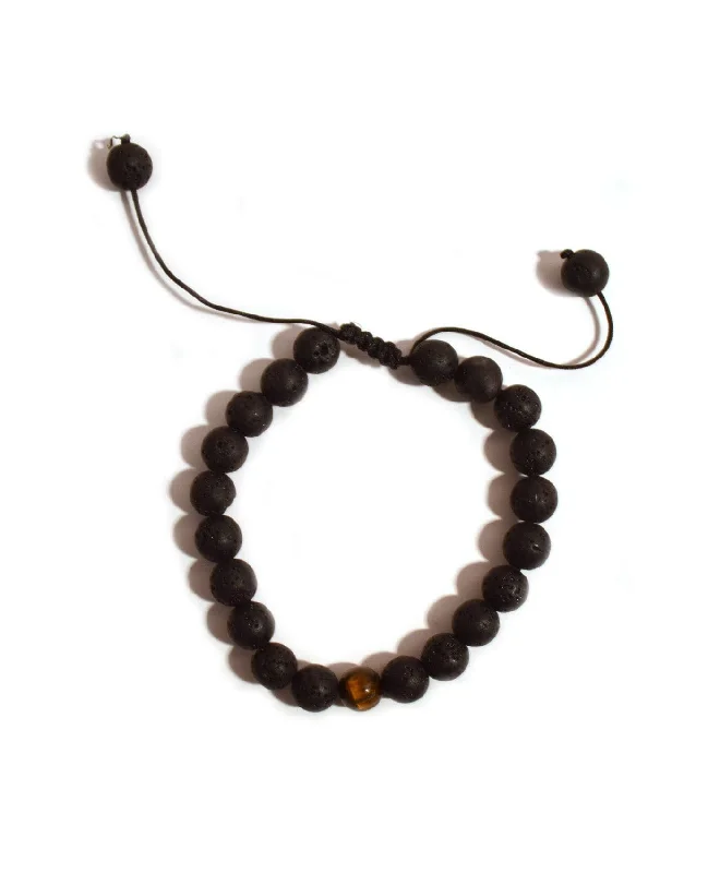 women’s chain bracelets -Lava Beads Bracelet