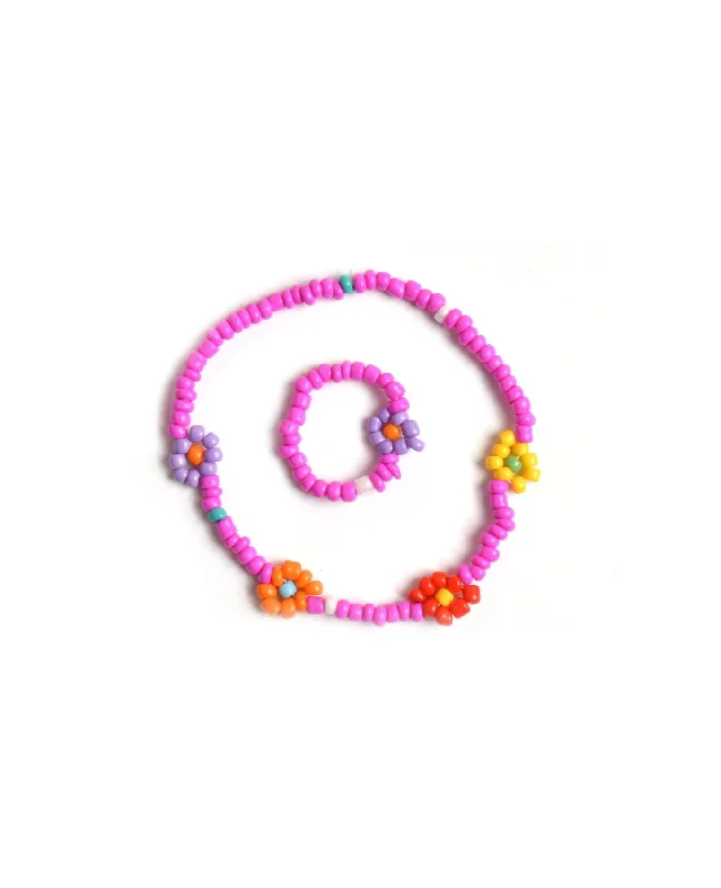 fashion bracelets for women -Colorful Flowers Kids Bracelet