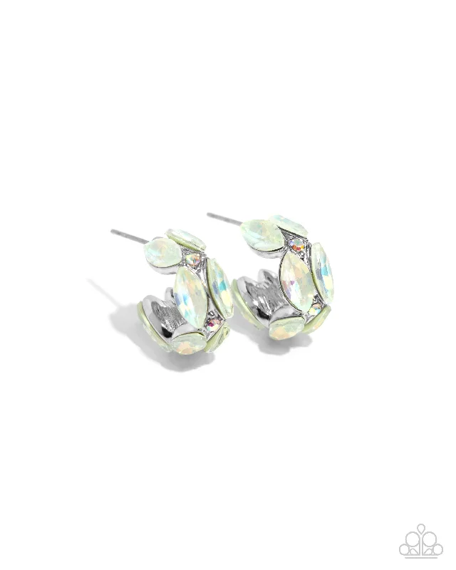 women’s casual earrings -Dazzling Destiny - Green