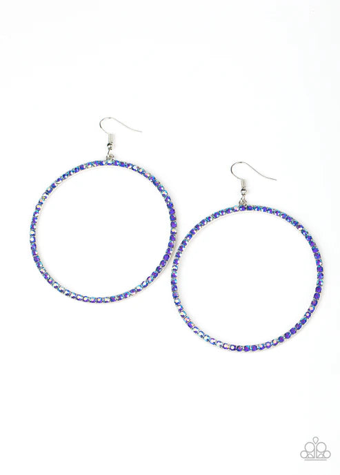 women’s large hoop earrings -Wide Curves Ahead - Multi