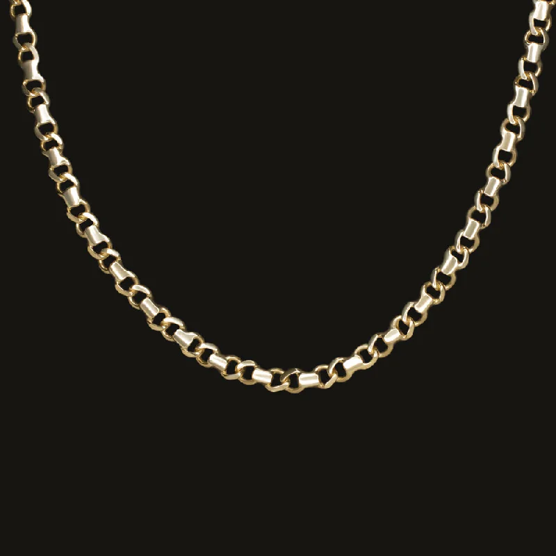 women’s unique rings -SOLID 18k YELLOW GOLD CHAIN NECKLACE 23 gram 23 INCH CHUNKY LINK MENS CLASSIC