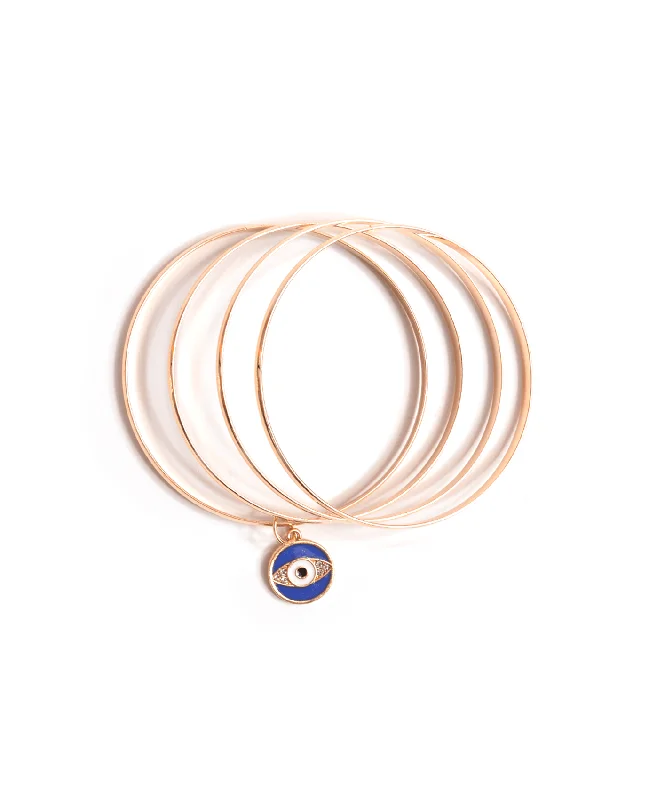 women’s cuff bangles -Eye Energy Bangle Set