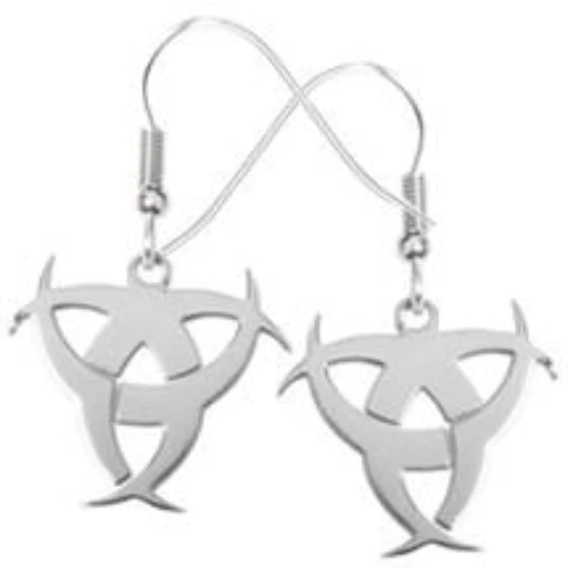 women’s dangle earrings -Radioactive Stainless Steel Earrings