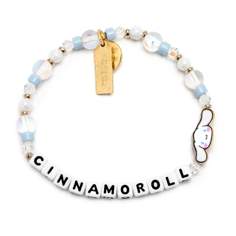 casual bracelets for women -Cinnamoroll x Little Words Project Beaded Bracelet