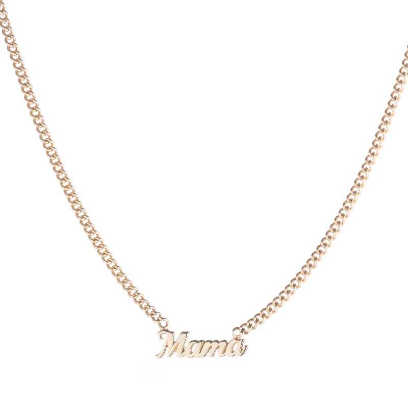 women’s diamond chokers -Script Carmella Name It Necklace