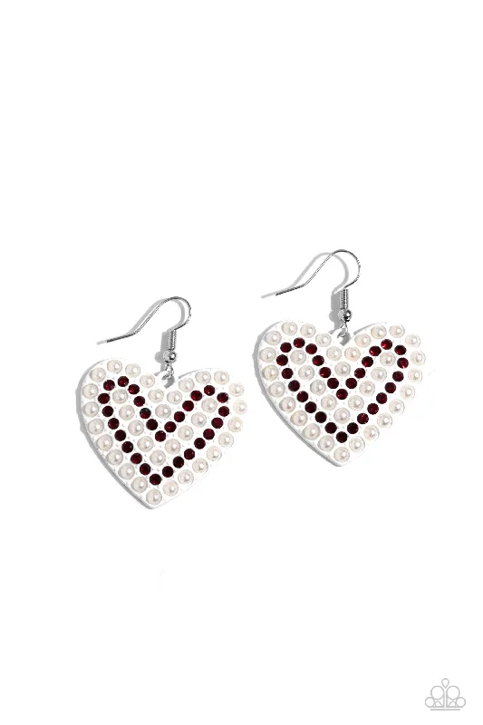 women’s elegant earrings -Romantic Reunion - White