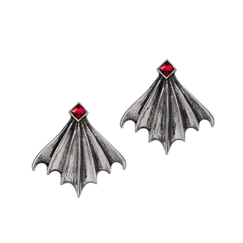 women’s long dangle earrings -Nighttime Stud Earrings