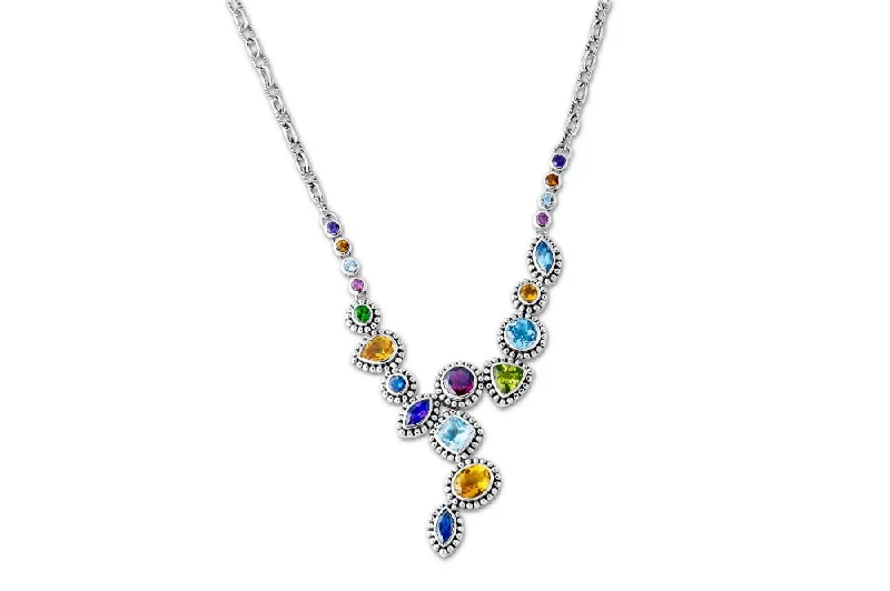 women’s sapphire necklaces -Gunung Necklace- Multi