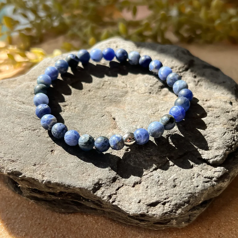 high-quality bangles for women -Sodalite Elemental Bracelet