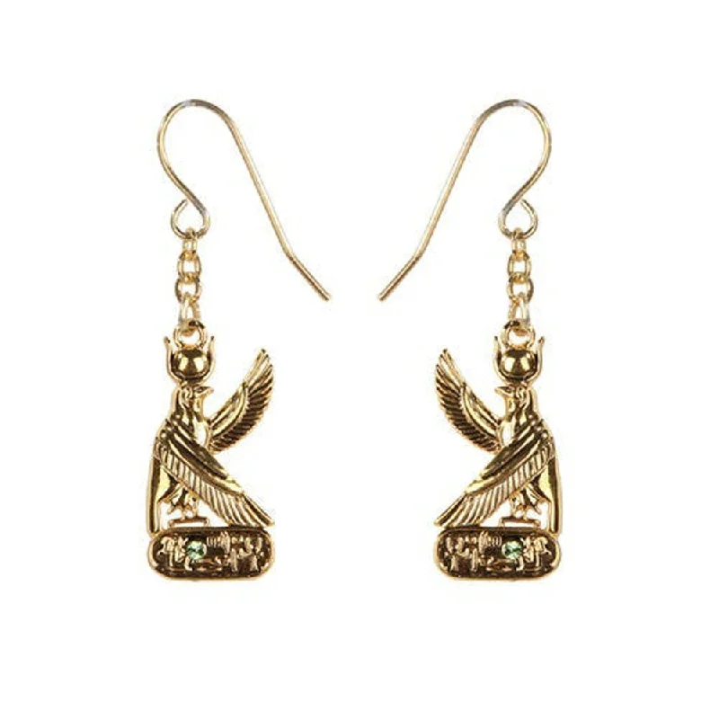 women’s crystal hoop earrings -Horus Earrings