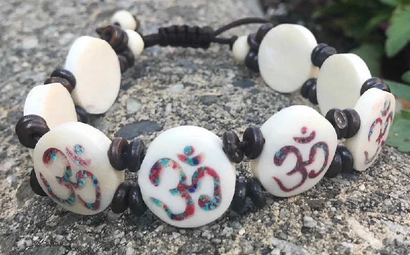 pearl bracelets for women -Om Bracelet