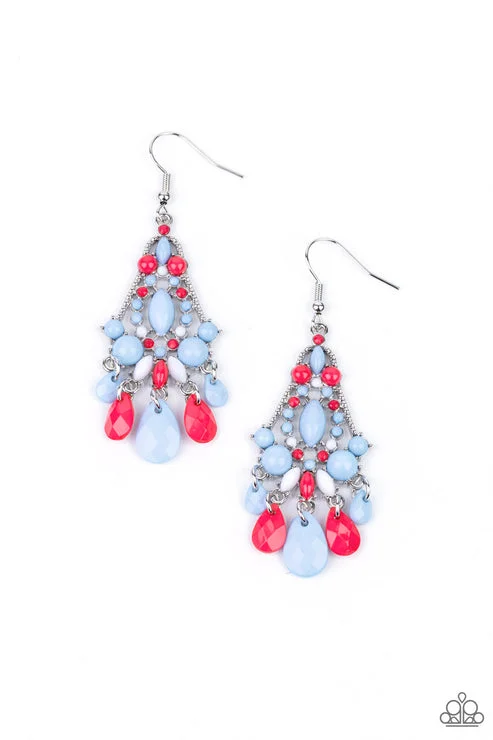 women’s statement gemstone earrings -STAYCATION Home Multi Earring