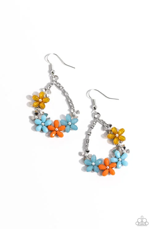 women’s layered earrings -Boisterous Blooms Multi Earring