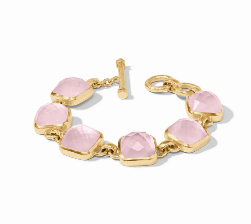 women’s wide bangles -Julie Vos Catalina Stone Bracelet