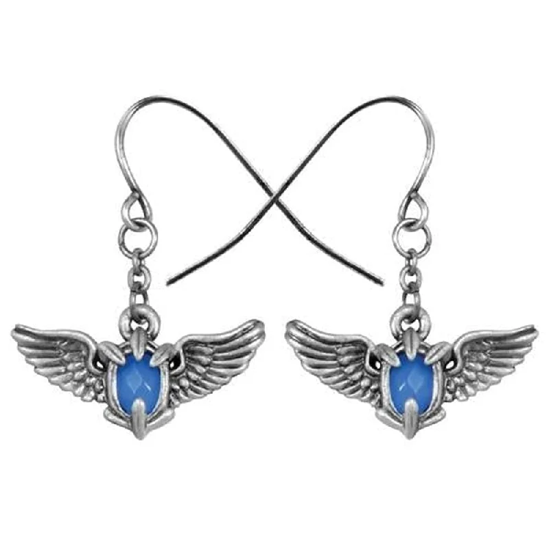 women’s teardrop earrings -Winged Earrings