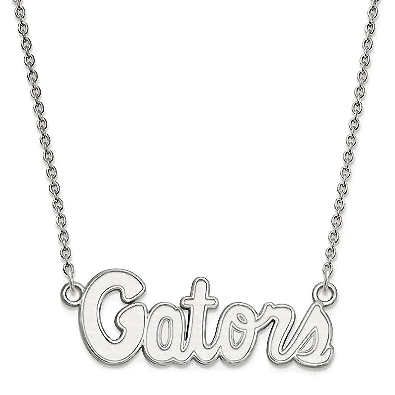 women’s multi-stone necklaces -University of Florida 925 Sterling Silver Necklace Officially Licensed