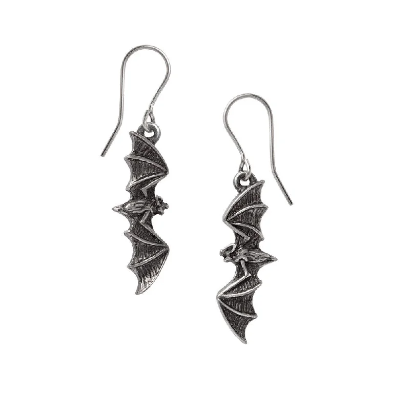 women’s pearl drop earrings -Nightflight Earrings