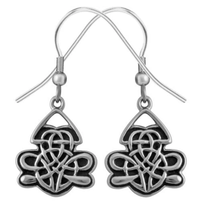 women’s boho earrings -Celtic Arland Stainless Steel Earrings