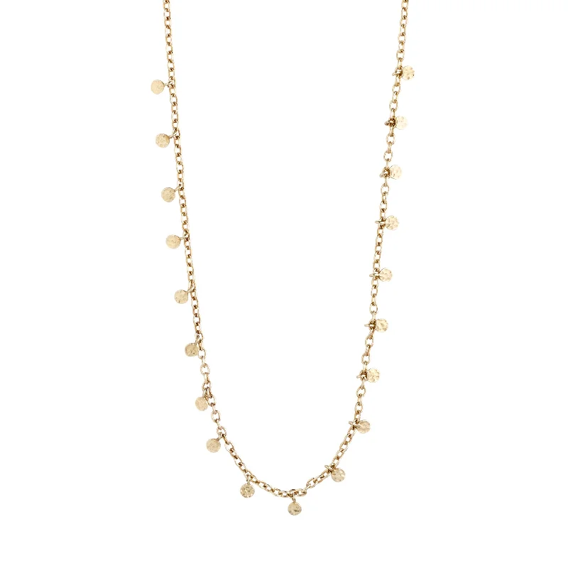 gold necklaces for women -PANNA coin necklace gold-plated