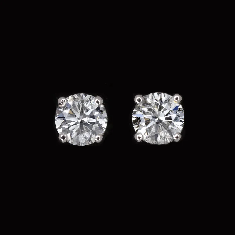 women’s sapphire rings -0.79c G-H VERY GOOD CUT NATURAL DIAMOND STUD EARRINGS VINTAGE STYLE FILIGREE 3/4