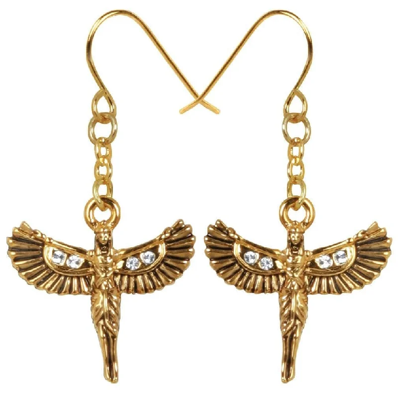 women’s pearl drop earrings -Isis Earrings