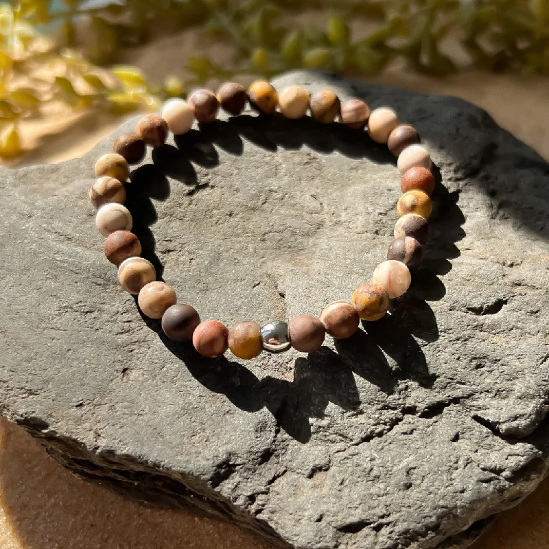 boho-style bracelets for women -Jasper Elemental Bracelet