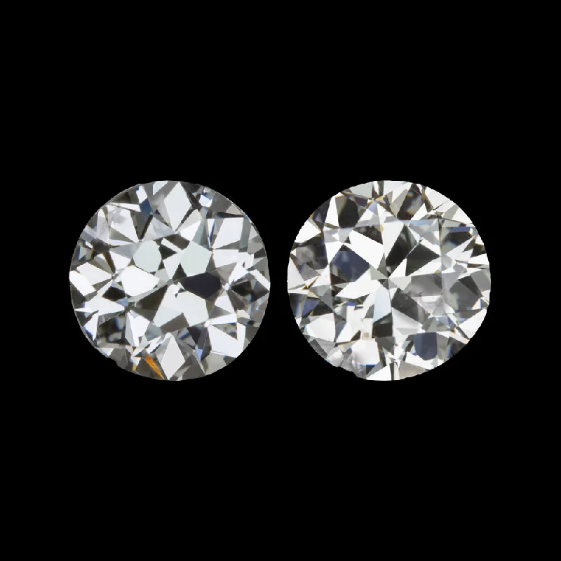 women’s contemporary rings -0.41c OLD EUROPEAN CUT DIAMOND STUD EARRINGS F-G SI2 VINTAGE PAIR LOOSE NATURAL