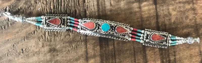 vintage-inspired bangles for women -Ethnic Tibetan Bracelet #46