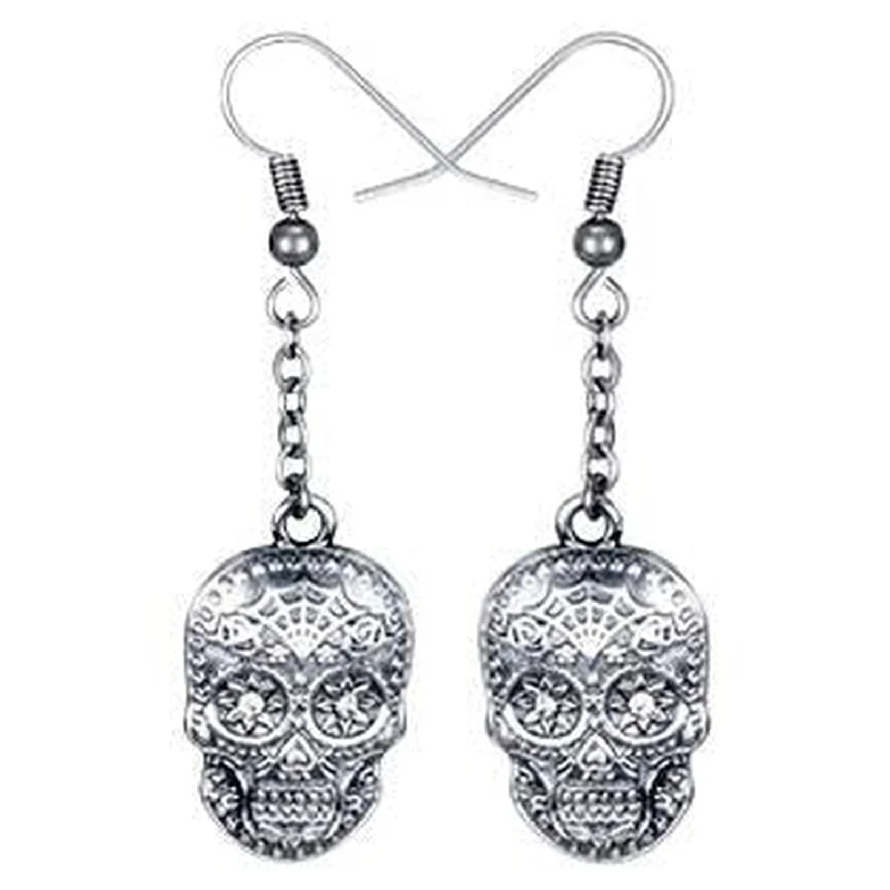 Humanize 363 wordsDay of the Dead Skull Earrings