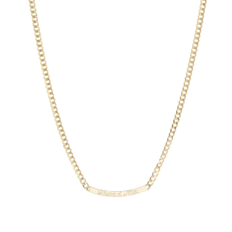 women’s anniversary necklaces -ID Arc Necklace