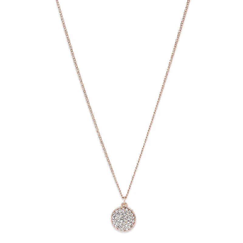 women’s rose gold pendants -HEATHER necklace rosegold-plated