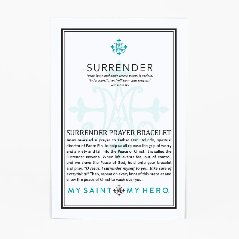 minimalist bangles for women -Surrender Prayer Bracelet