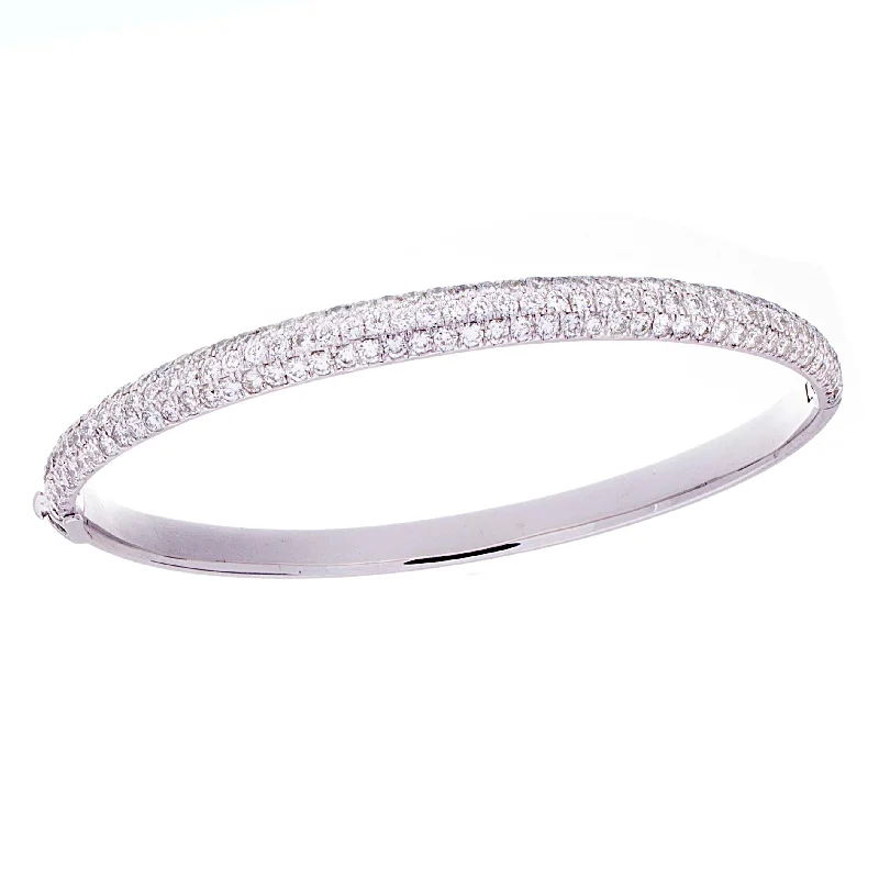 women’s mixed metal bracelets -Diamond Bracelet - BAA08