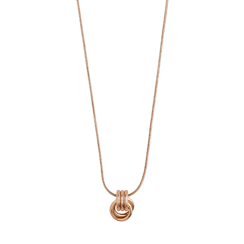 women’s unique pendant necklaces -DORIS necklace rosegold-plated