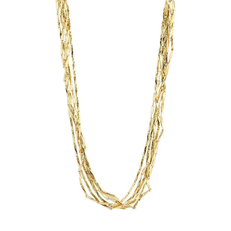 women’s infinity pendant necklaces -CONNECT necklace gold-plated