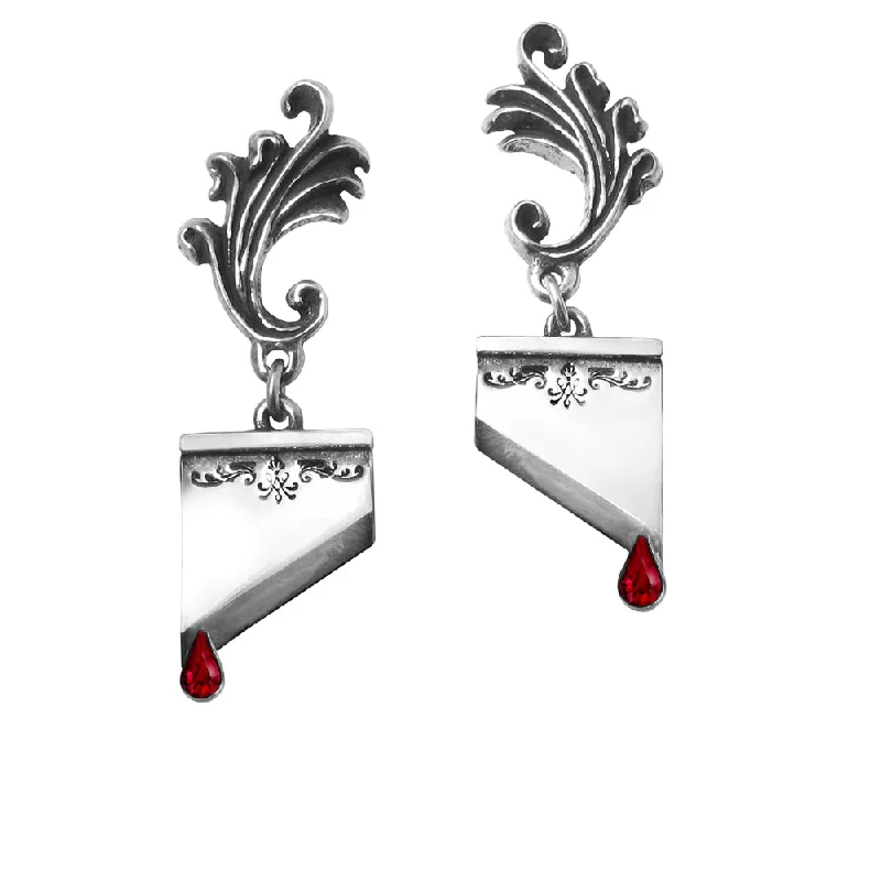 women’s crystal drop earrings -Marie Antoinette Earrings